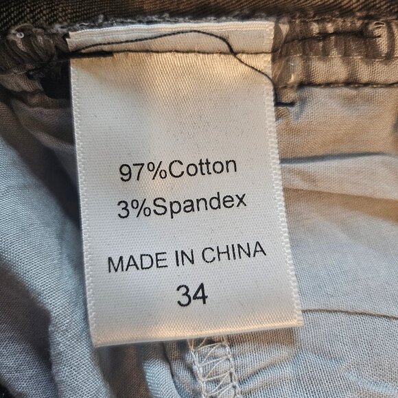 Gingtto Men's Skinny Fit Distressed Jeans -  Size 34 - Picture 10 of 10